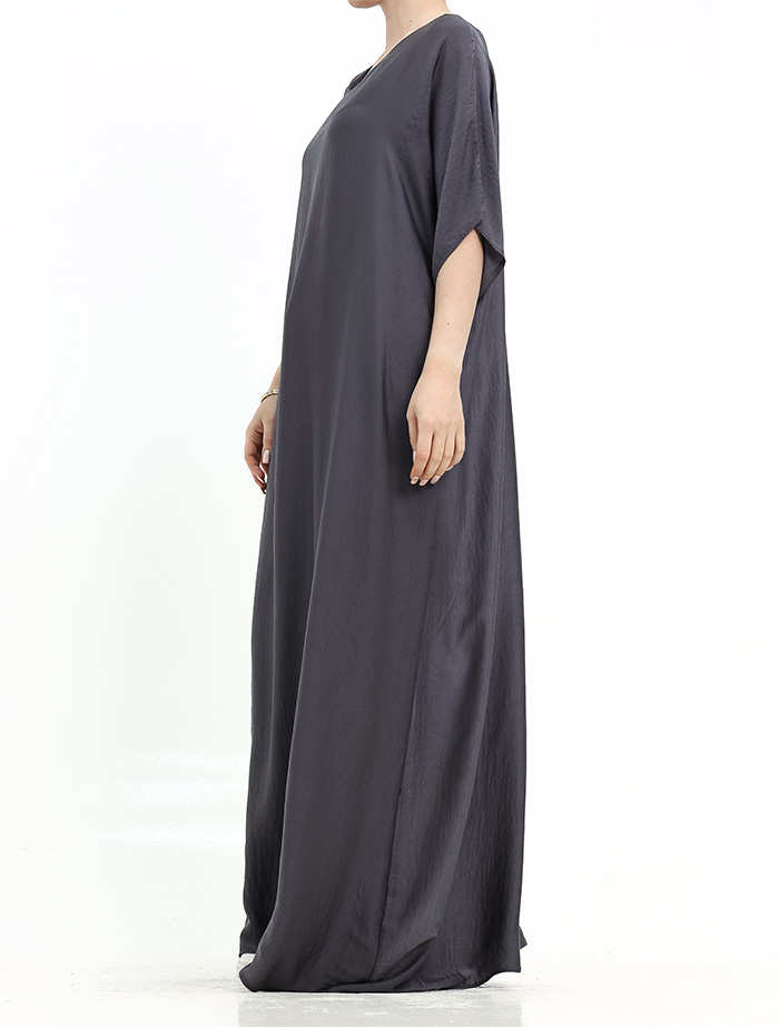 Grey Basic Slip Dress